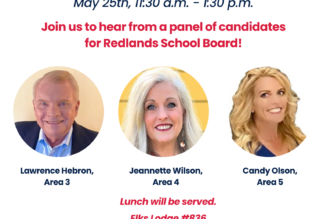 Redlands School Board Candidates in May