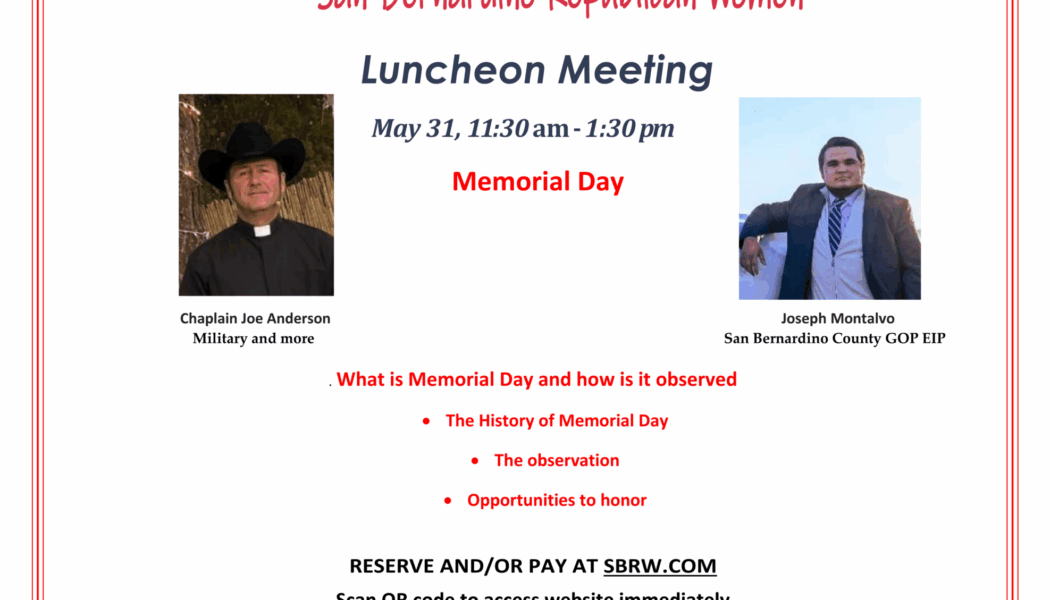 Memorial Day with Joseph Montalvo and Chaplain Joe Anderson