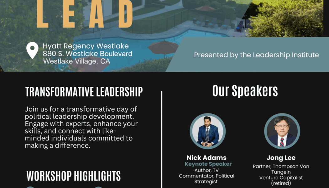 GSRW “Learning to Lead” Presented by the Leadership Institute with Speaker Nick Adams