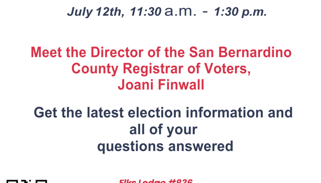 SBRW presents guest speaker Joani Finwall at July 12 meeting