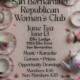 SBRW Features June Tea at the Elks’ Lodge June 13, 2026
