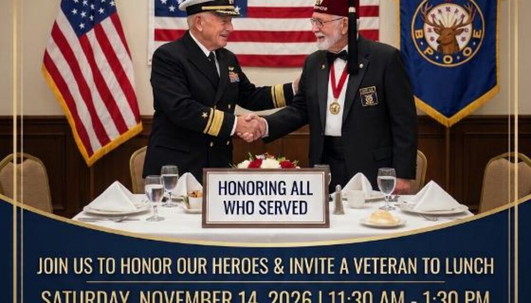 SBRW Presents Veterans Day Luncheon Nov 14th